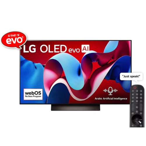 LG OLED evo AI C4 4K Smart TV AI Magic remote Dolby Vision webOS24 -(2024)
