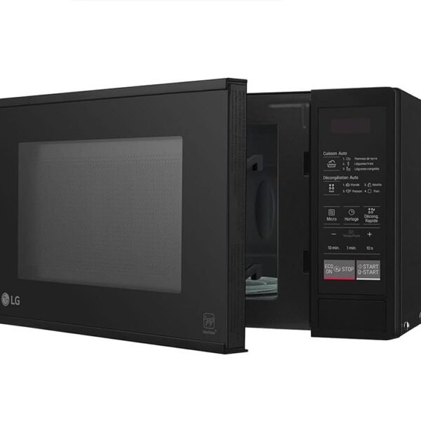 LG Microwave 20L with EasyClean coating, rounded corners, black - Image 3