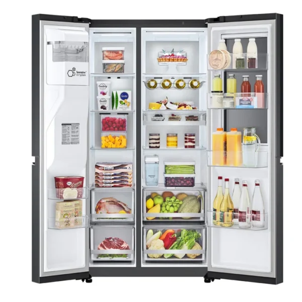 LG Side-by-Side InstaView™, Black fridge - Image 9