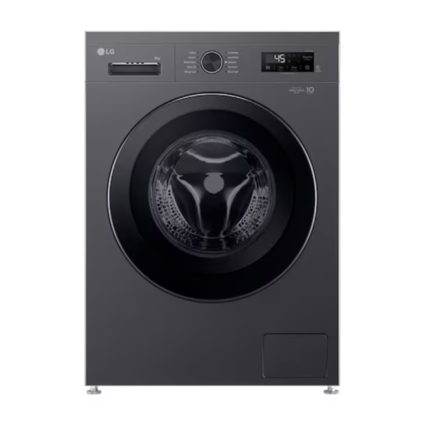 9kg Front Loader Washing Machine in Middle Black Finish