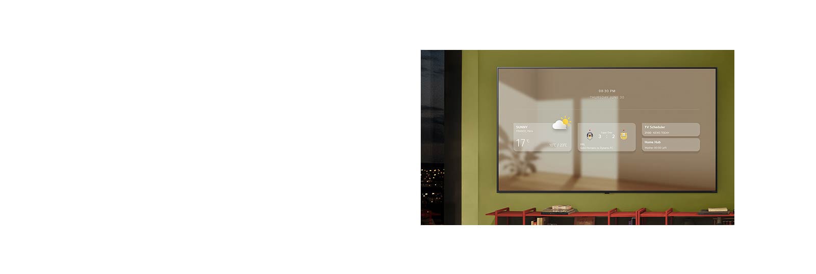 LG OLED C5 Information Dashboard